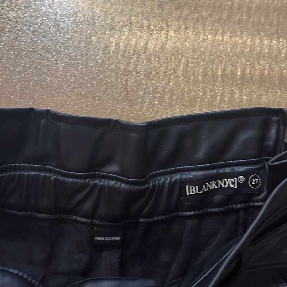 NWT Blank Nyc Paperbag Black Pants - Picture 6 of 6